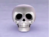 a skull on the floor from fossil fighters champions